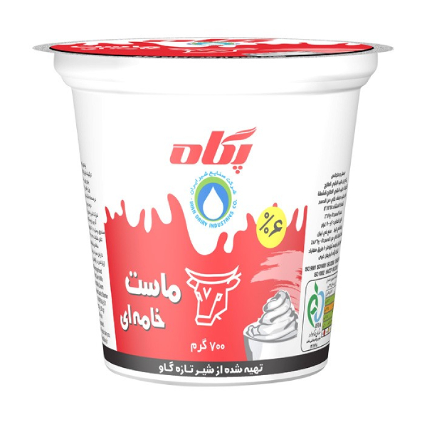 ماست خامه ای پگاه ۷۰۰ گرم