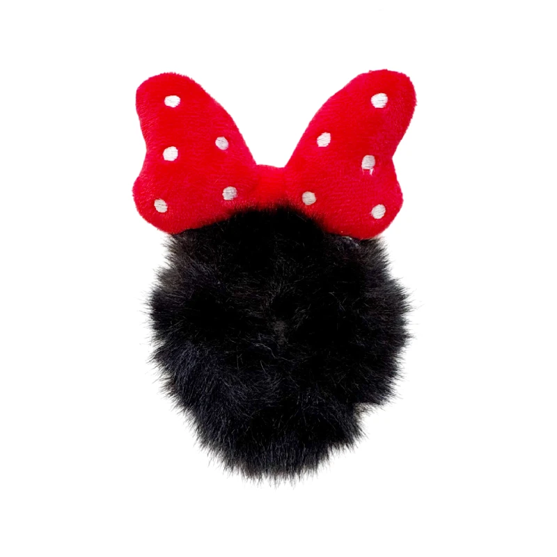 furry-bow-hair-tie