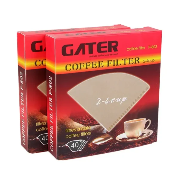 فیلتر قهوه گتر مدل F-802 بسته 40 عددی
