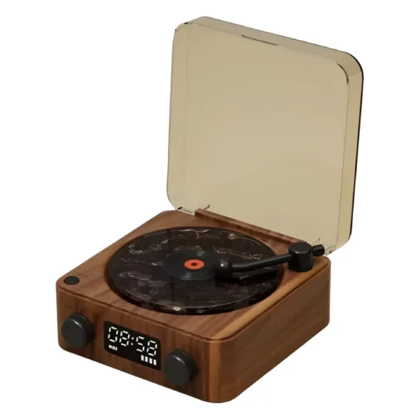 چراغ خواب طرح گرامافونی اسپیکر دار مدل waves